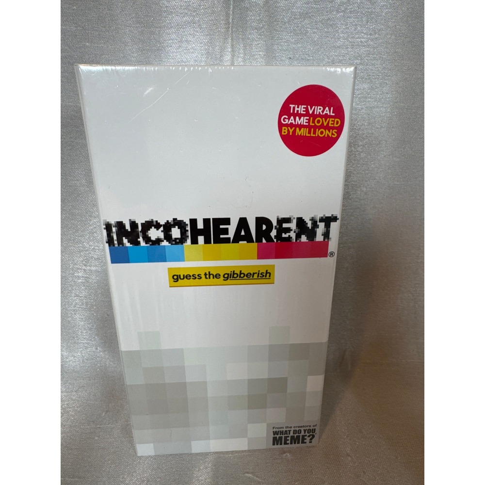 Incohearent Game by What Do You‎ Meme Viral Gibberish Word Party Game New/sealed